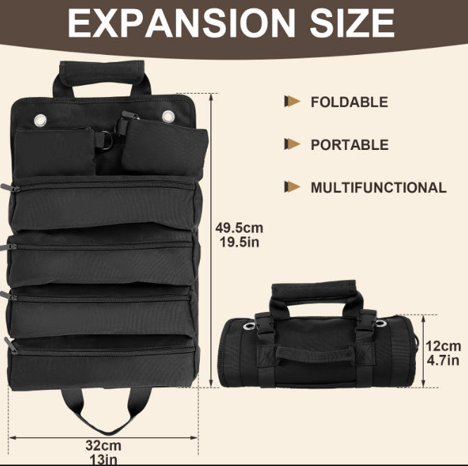 Durable 1200D Oxford Fabric Storage Pouch