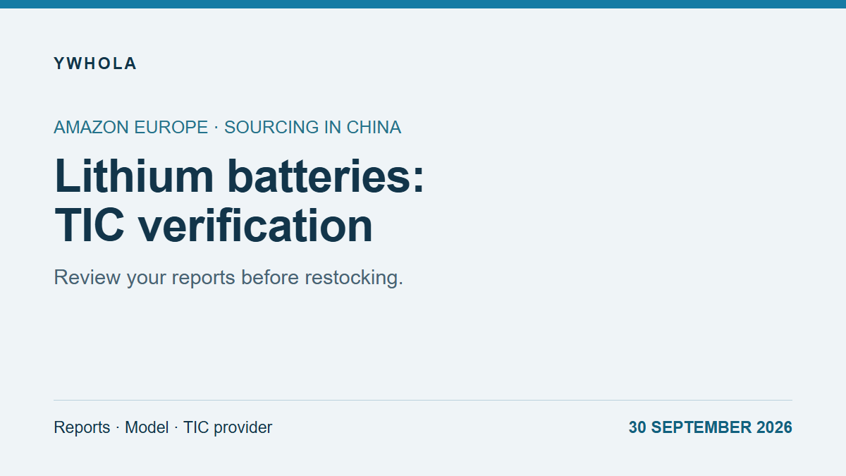 Lithium Batteries on Amazon Europe: Check Reports Before Buying