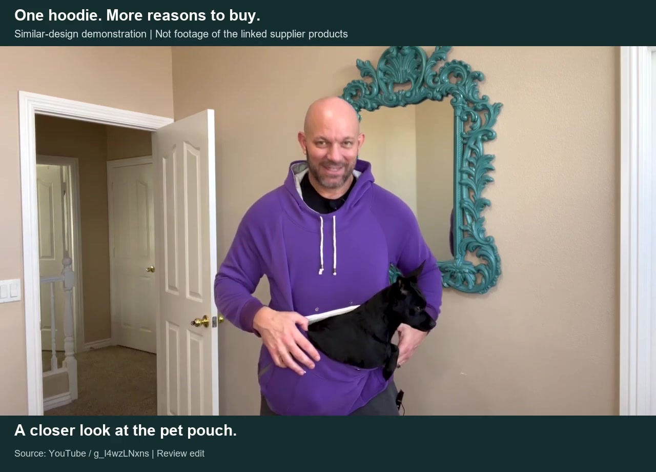 One Hoodie. More Reasons to Buy.